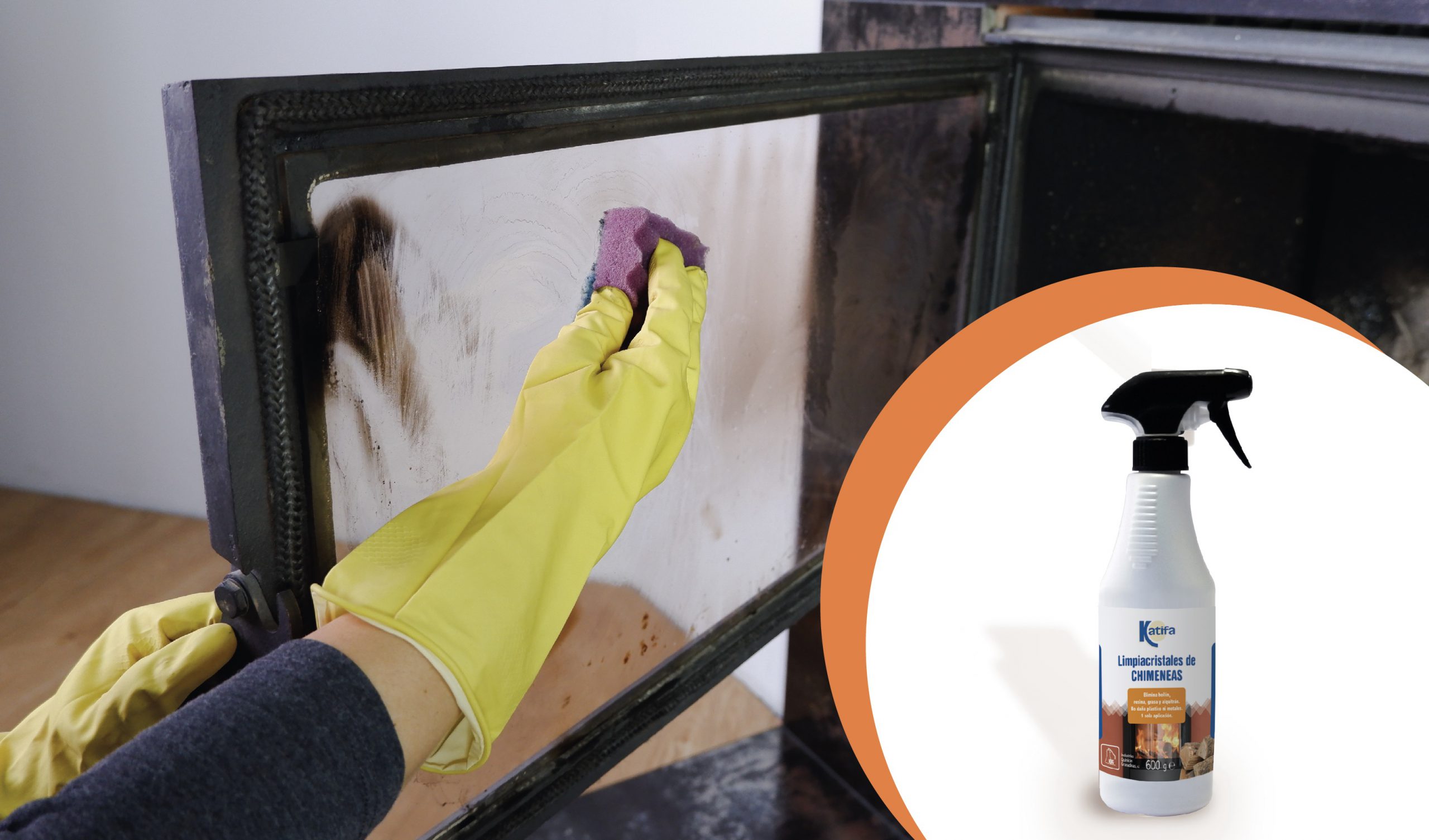Limpiador cristales chimeneas Katifa
